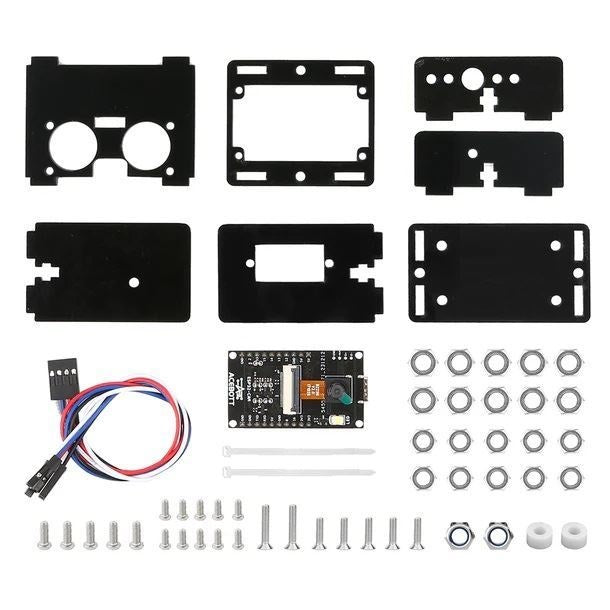 Stavebnice ACEBOTT Rozšiřující sada (kamera) pro robotické autíčko Arduino - rozbaleno
