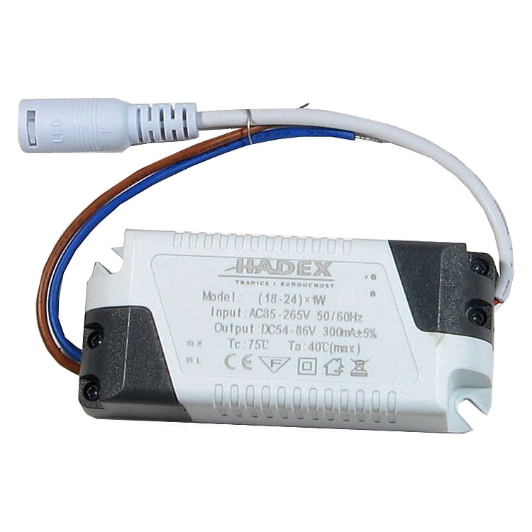 Zdroj pro LED 18-24W, 54-86V/300mA G076B - rozbaleno