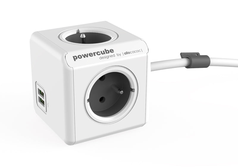 POWERCUBE Extended USB Grey 3m - rozbaleno - poškozený obal