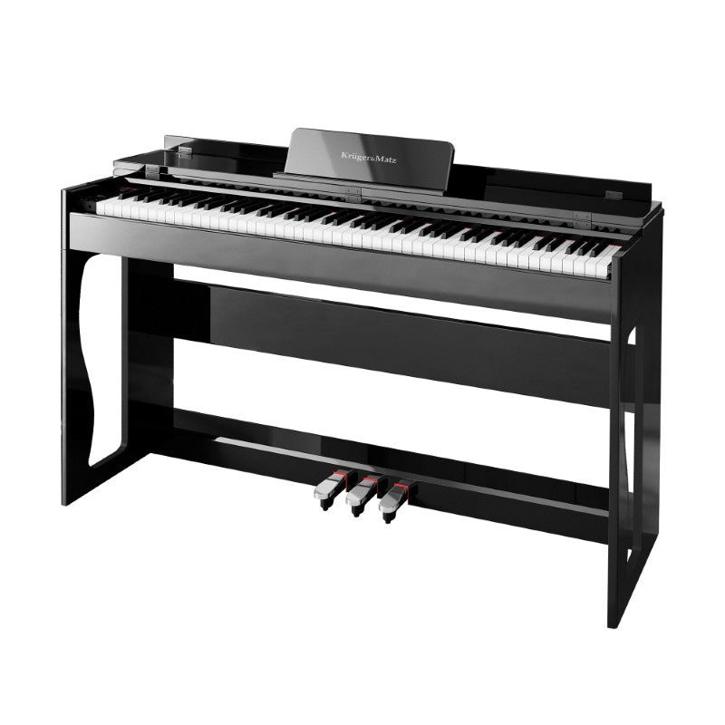 Piano digitální KRUGER & MATZ KMDP-135 Black - rozbaleno - poškozený obal, kontrolně sestaveno