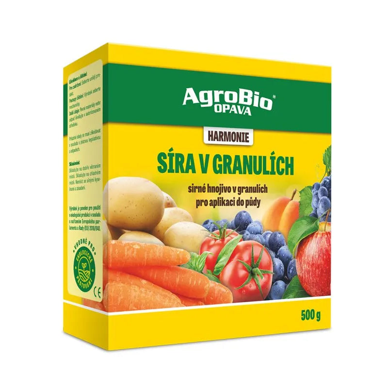 Síra v granulích AGROBIO Harmonie 500g - rozbaleno - poškozený obal