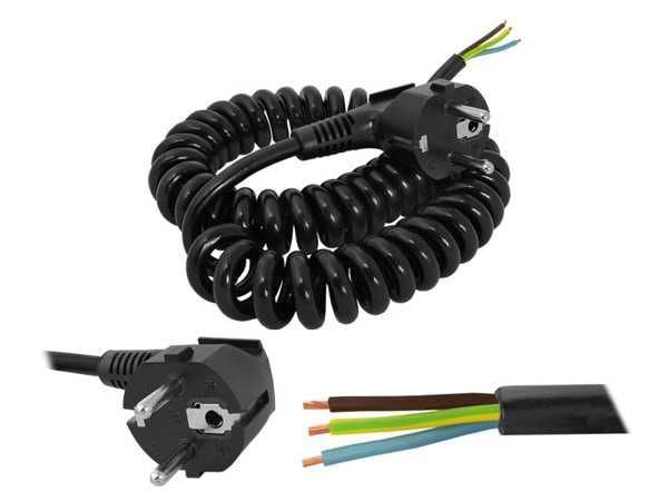Flexo šňůra kroucená 3x1,5mm2 3m HADEX N255E - rozbaleno