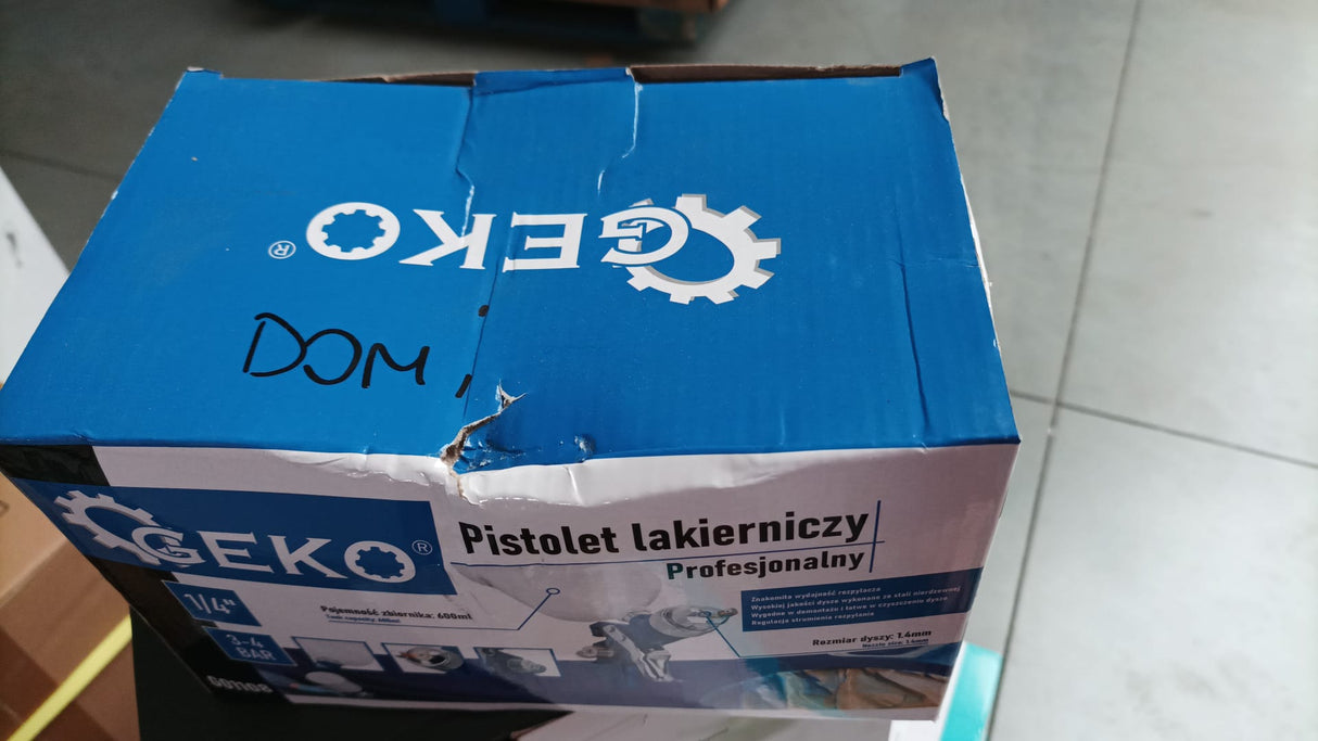 Pistole stříkací GEKO G01108 - rozbaleno - pomačkaný obal