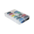 Plastic boxes, ties, clips & tubings