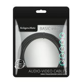 Kabel Jack 3.5mm stereo/2x Cinch 5m KRUGER & MATZ KM1217 Basic