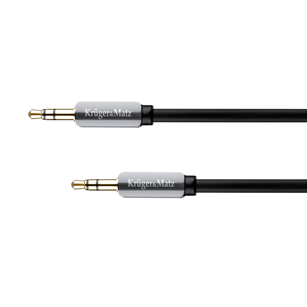 Kabel Jack 3,5mm konektor/Jack 3,5mm konektor 1m KRUGER & MATZ KM0312P