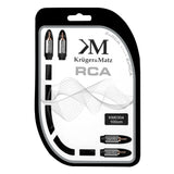Kabel 2x Cinch konektor/2x Cinch konektor 1m KRUGER & MATZ KM0304