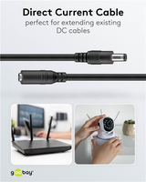 Kabel prodlužovací DC GOOBAY 76672 1,5m
