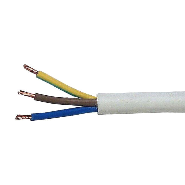 Kabel 3x1,5mm2 kulatý 230V H05VV-F (CYSY), balení 100m