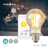 Smart LED žárovka E27 7W teplá bílá NEDIS WIFILRF10A60 WiFi Tuya