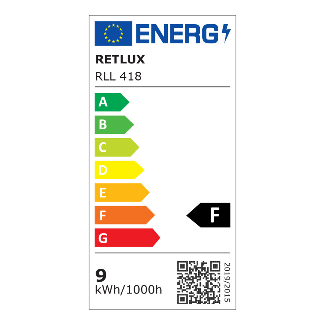 Žárovka LED GU10 9W bílá přírodní RETLUX RLL 418