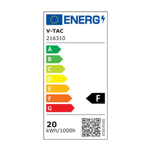 LED zářivka lineární T8 20W 2100lm 6500K 150cm V-TAC VT-1577