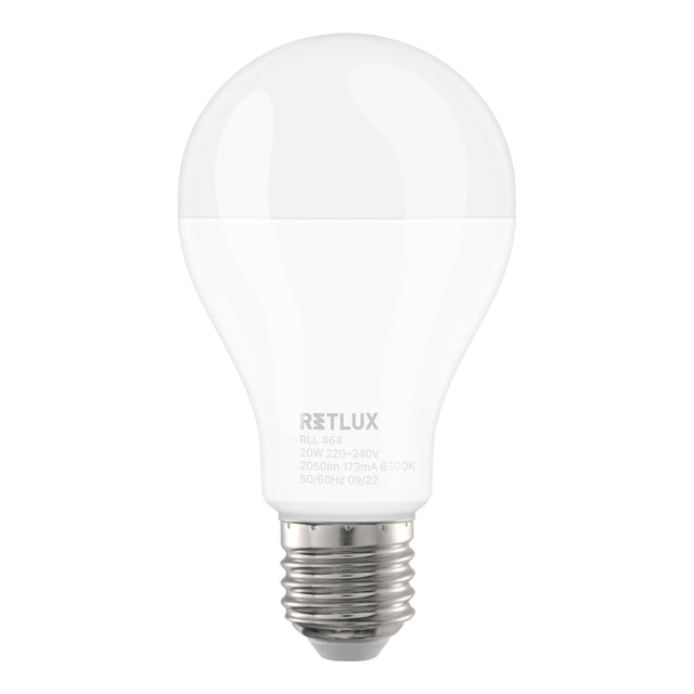 Žárovka LED E27 20W A67 bílá přírodní RETLUX RLL 464