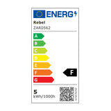 Žárovka LED GU10 5W bílá teplá REBEL ZAR0562