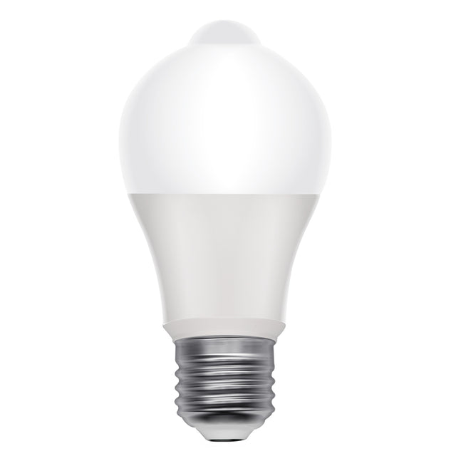 Žárovka LED E27  8W A60 bílá teplá RETLUX RLL 317 PIR