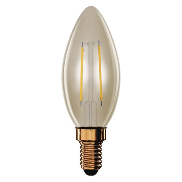 Žárovka LED E14 2,5W svíčka bílá teplá EMOS Z53012 Vintage