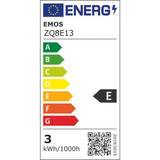 Žárovka LED GU10 3W MR16 bílá přírodní EMOS ZQ8E13