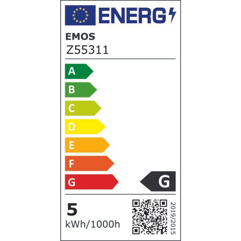 Žárovka DECO SMOKED LED E27 4,5W flame EMOS Z55311