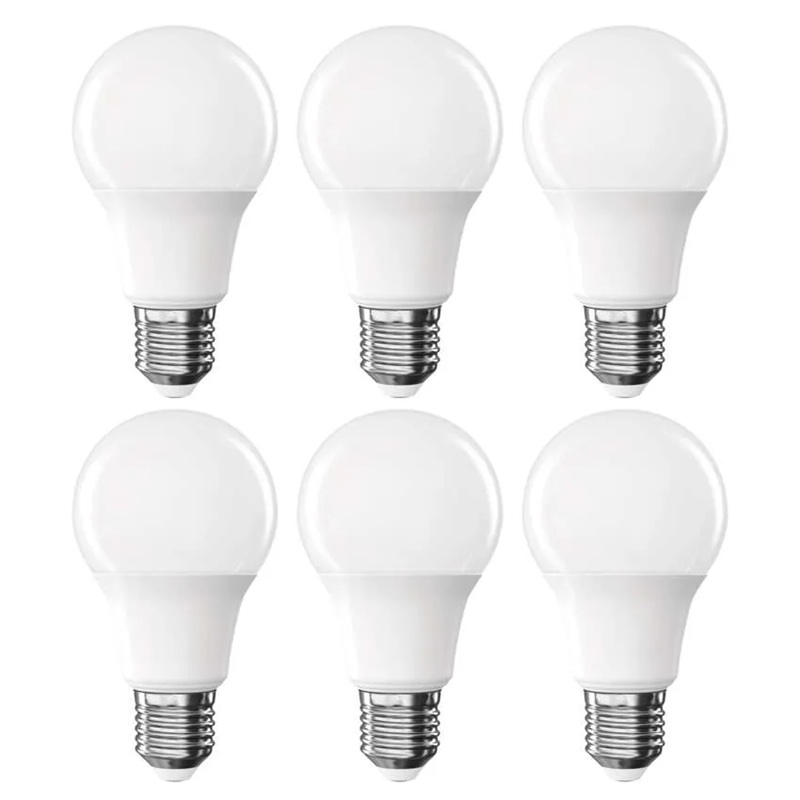 Žárovka LED E27 8,8W A60 bílá teplá EMOS ZL5F47.6 6ks
