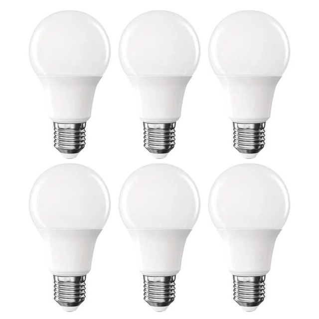 Žárovka LED E27 8,8W A60 bílá teplá EMOS ZL5F47.6 6ks