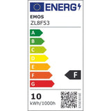 Žárovka LED GU10 10W MR16 bílá přírodní EMOS ZL8F53