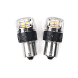 Autožárovka LED BA15S 12V CARCLEVER 16LED 2835SMD oranžová