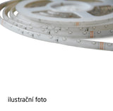 LED pásek 230V, 3528  60LED/m IP67 max. 4.8W/m bílá teplá, cena za 1m, zalitý