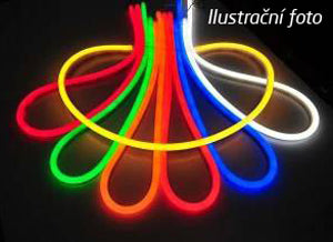 LED neon flexi hadice 230V 92LED/m 7W/m červená 50m