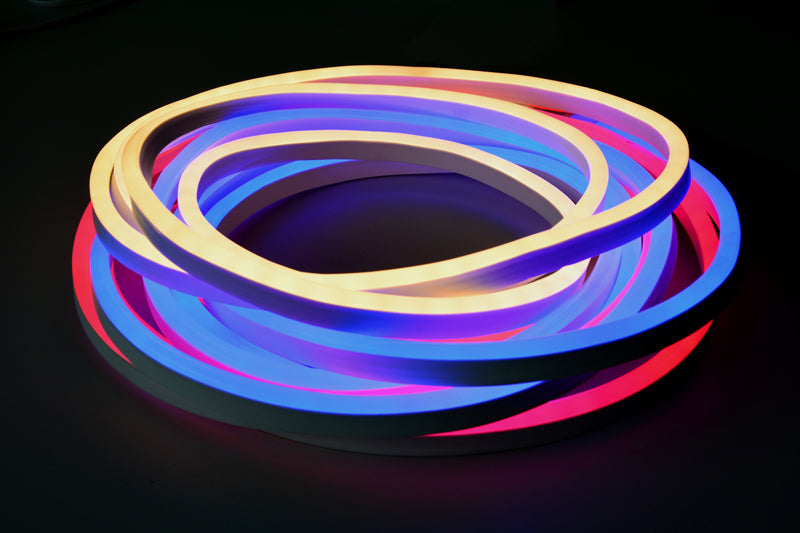 LED neon flexi hadice 230V 120LED/m 12W/m zelená 50m