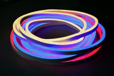 LED neon flexi hadice 230V 120LED/m 12W/m žlutá 1m