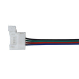 Spojka nepájivá pro RGB LED pásky 5050 30,60LED/m o šířce 10mm s vodičem, IP65