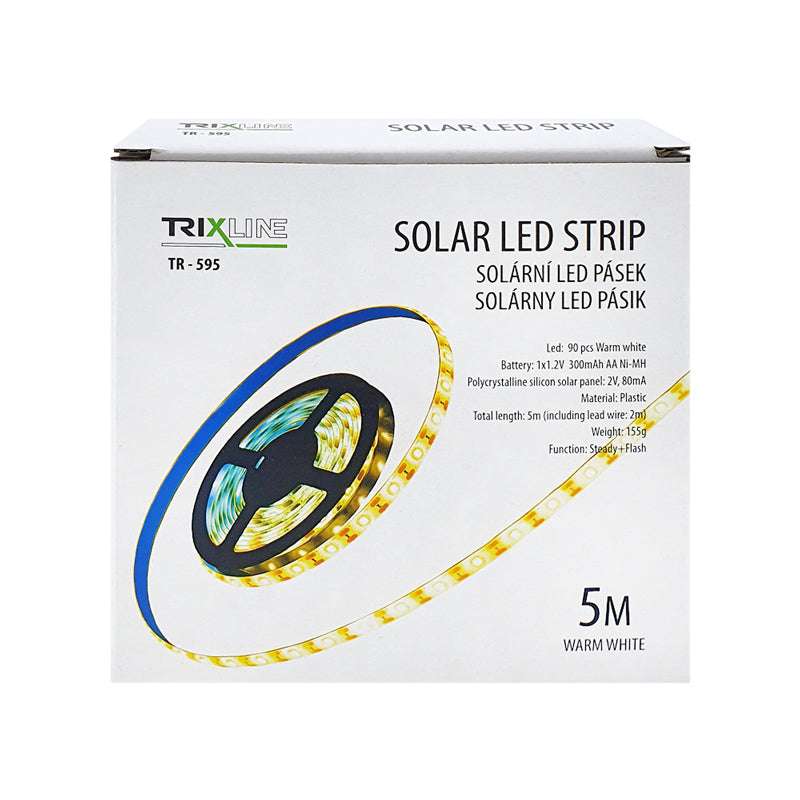 Solární LED pásek IP44 TRIXLINE TR 595 5m