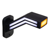 Poziční LED světlo (tykadlo) pro nákladní vozy CARCLEVER levé  červeno-bílo-oranžové TRL191L