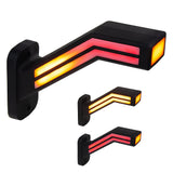 Poziční LED světlo (tykadlo) pro nákladní vozy CARCLEVER pravé červeno-bílo-oranžové TRL191R