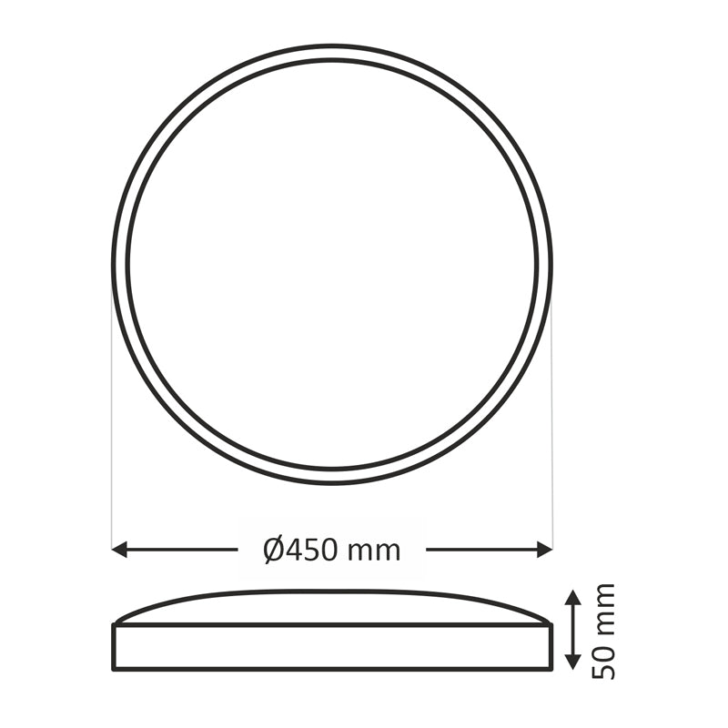 Svítidlo stropní QTEC Q-233CP 36W