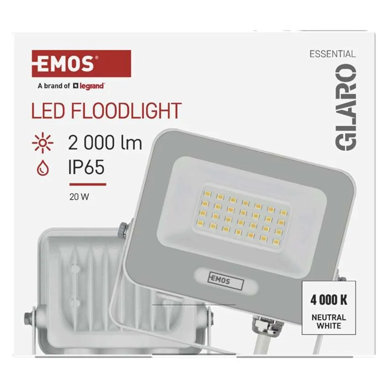 LED reflektor EMOS ZS2224W Glaro 20W