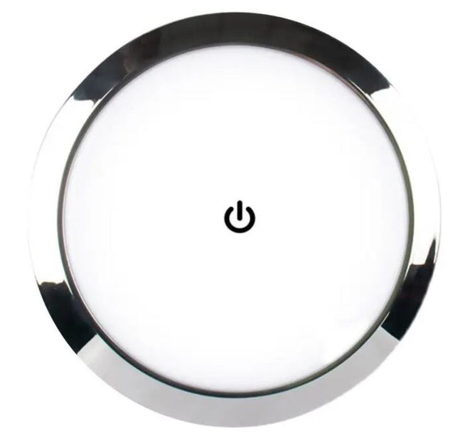 LED podhledové světlo do karavanu s dotykovým vypínačem 12-24V - 7,3cm