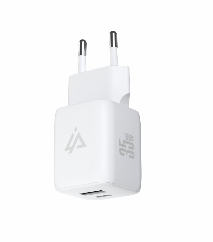 Adaptér USB iPEAX GaN USB/USB-C 90010131 White