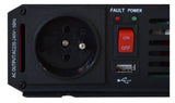 Měnič napětí CARSPA P400 12V/230V 400W čistá sinusovka USB