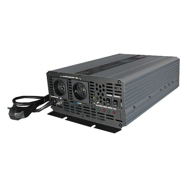 Měnič napětí CARSPA CPS2000 12V/230V 2000W čistá sinusovka+ UPS+ nabíječka