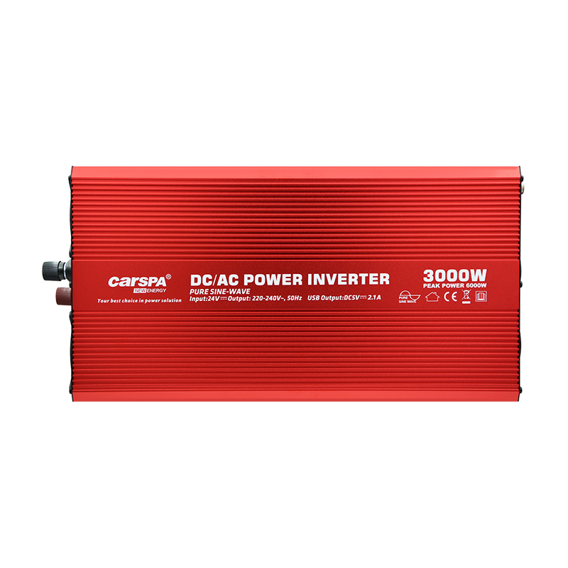 Měnič napětí CARSPA P3000 24V/230V 3000W čistá sinusovka D.O.