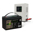 Zdroj záložní GETI GEP701LF sinus 700W (1000VA) + baterie LiFePO4 100Ah