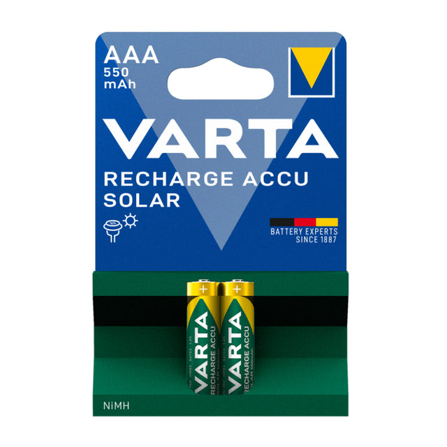 Baterie AAA nabíjecí VARTA BAT0342 Solar 2ks / blistr