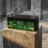 Baterie LiFePO4 25,6V 100Ah GETI GBLE-24-100D displej