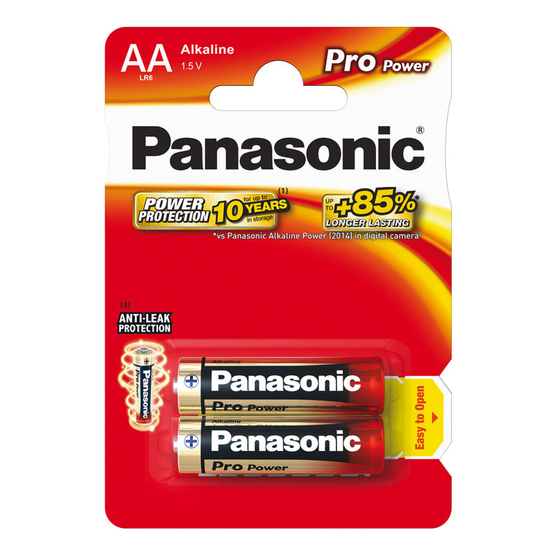 Baterie AA (R6) alkalická PANASONIC Pro Power 2ks / blistr