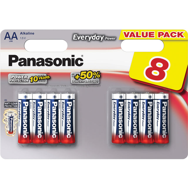Baterie AA (R6) alkalická PANASONIC Everyday Power 8ks / blistr