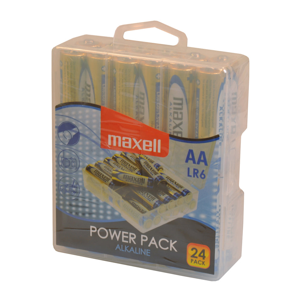 Baterie AA (R6) alkalická MAXELL Power Pack 24ks