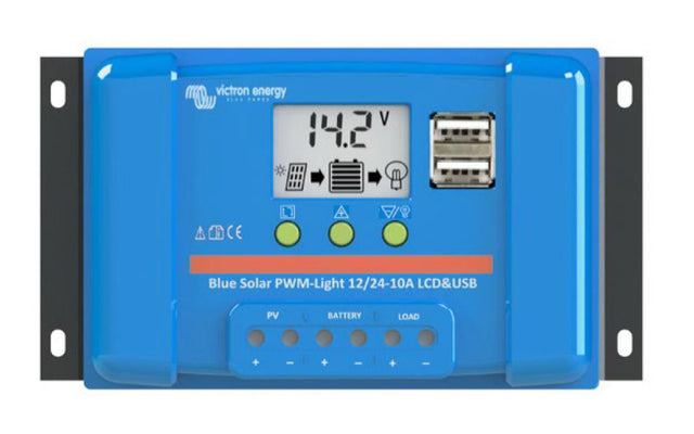 Solární regulátor PWM Victron Energy 20A  LCD a USB 12V/24V