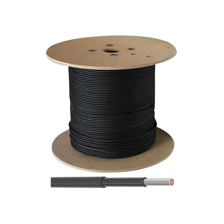Solární kabel 6mm2, černý, 500m