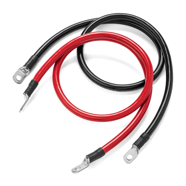 Propojovací kabely pro baterie 60cm 6 AWG (červený+černý)